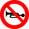 No Honking Clip Art